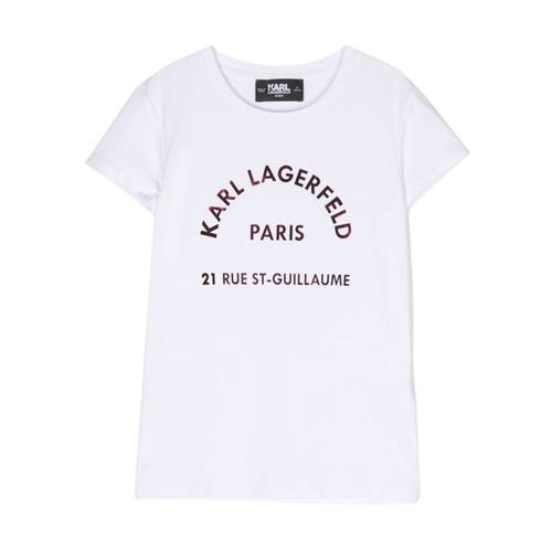 Karl Lagerfeld - Kids > Tops > T-Shirts - White
