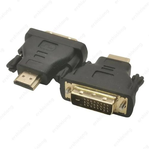 Adaptateur DVI vers HDTV, DVI D 24 + 1 mâle vers HDTV femelle, connecteur de câble, convertisseur pour budgétaire HDTV vers DVI, 1 pièce-DM-HM
