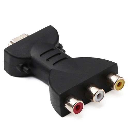 Convertisseur HDMI vers AV 3 RCA Full HD vidéo 1080P AV Scart adaptateur Composite PUO88-Noir