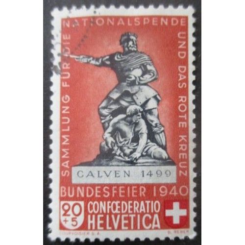 Suisse N°351 Croix Rouge Oblitéré