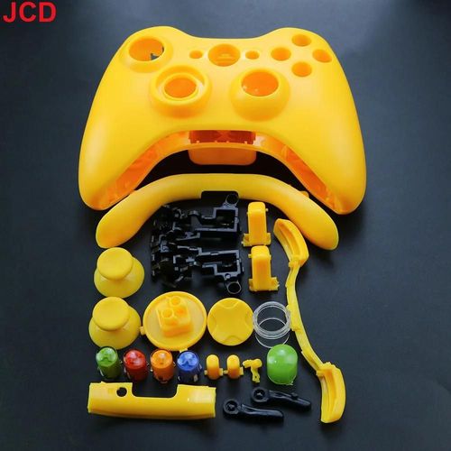 Boîtier Complet Pour Manette De Jeu Sans Fil Xbox 360, Pièces De Rechange-Yellow