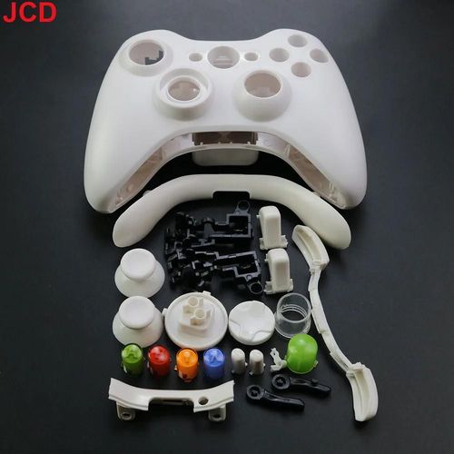 Boîtier Complet Pour Manette De Jeu Sans Fil Xbox 360, Pièces De Rechange-White