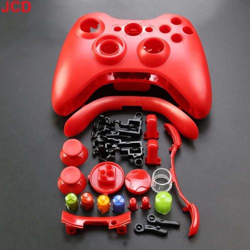 Boîtier Complet Pour Manette De Jeu Sans Fil Xbox 360, Pièces De Rechange-Red