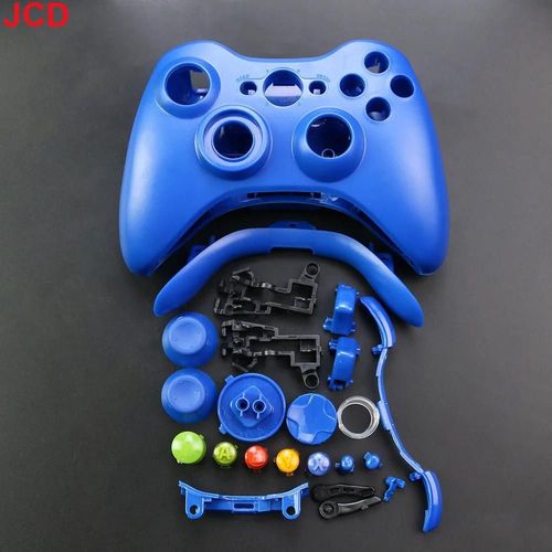 Boîtier Complet Pour Manette De Jeu Sans Fil Xbox 360, Pièces De Rechange-Blue