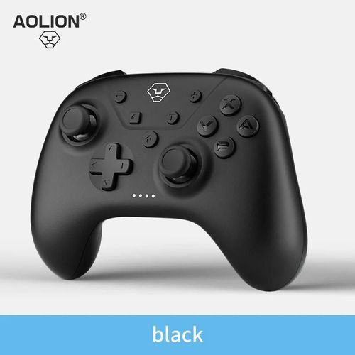 Manette De Jeu Bluetooth Pour Nintendo Switch, Manette De Jeu Pro, Prise En Charge De La Fonction Tubro, Pc, Ios, Android-Black