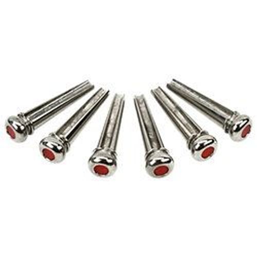 Martin App0007 - Set De Chevilles Liquid Metal Chrome, Point Rouge