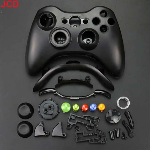 Boîtier Complet Pour Manette De Jeu Sans Fil Xbox 360, Pièces De Rechange-Black
