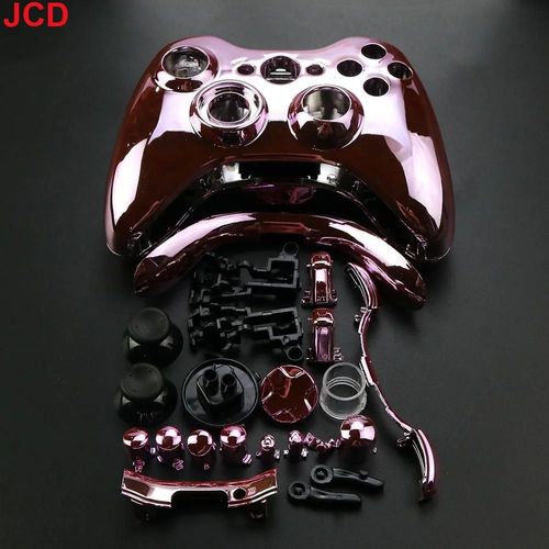 Boîtier Complet Pour Manette De Jeu Sans Fil Xbox 360, Pièces De Rechange-Pink Plated