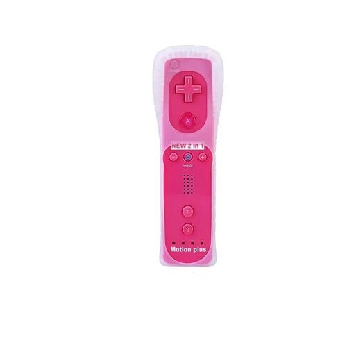 Ensemble de contrôleur Dahchuck, Motion Plus, télécommande Wii, manette de jeu pour le contrôle des jeux Nintendo Wii, 1 paire-2 in1 straight handl