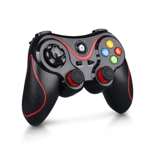 Manette De Jeu Sans Fil Bluetooth 2.4g Pour Contrôleur De Pc Pour Console Ps3/Ps4 Joystick Pour Téléphone Android Pour Accessoires De Commutateur Nintendo-Gamepad With Adapter-Black