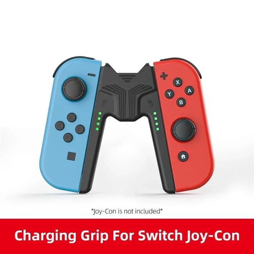 Prise De Charge Pour Manette De Jeu Nintendo Switch Joycon, Support Rapide, Station De Charge, Accessoires-Black