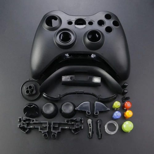 Manette De Jeu Sans Fil Xbox 360, Boîtier Complet, Coque Avec Boutons, Kits, Anciers Analogique, Pare-Chocs, Accessoires-Black