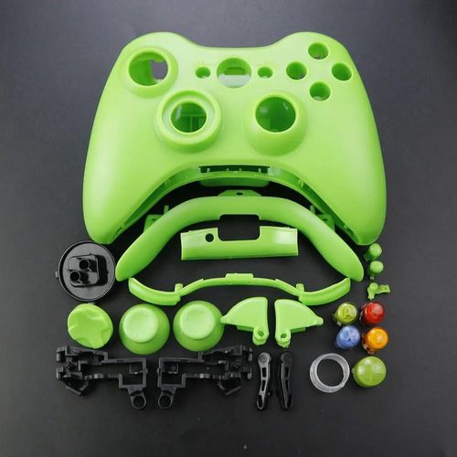 Manette De Jeu Sans Fil Xbox 360, Boîtier Complet, Coque Avec Boutons, Kits, Anciers Analogique, Pare-Chocs, Accessoires-Green