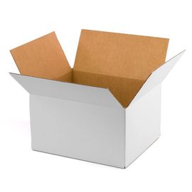 lbgwp60-Lot De 20 Boîtes En Carton Blanc Dimensions Intérieures 40 X 30 X 30 Cm. Boîtes En Carton Avec Rabats Canal Simple Renforcé Pour Expédition, Colis, Déménagement, Cadeau, Ama626