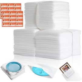 lbgwp60-100 Pcs Demenagement Feuilles Mousse Papier Bulle Déménagement Carton 30 * 30Cm Avec Étiquettes Fragiles Pour Cartons Déménagement Vaisselle Plats Assiettes Verres Emballage (100Pcs 30 * 30Cm