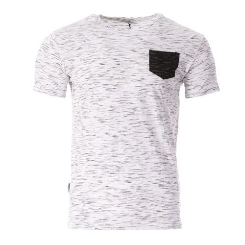 T-Shirt Blanc Chiné Homme Paname Brothers
