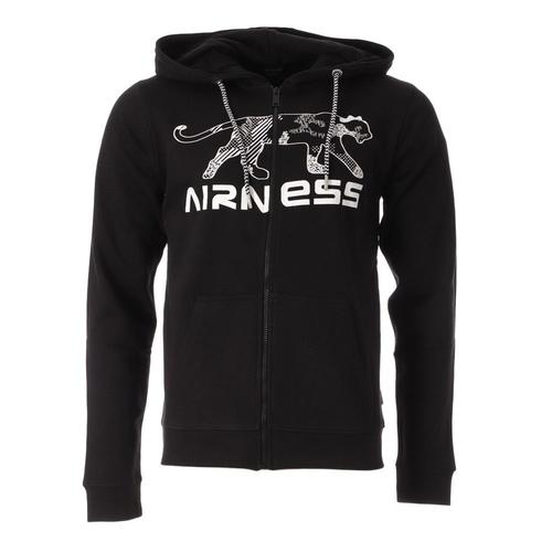 Sweat Zippé Noir Homme Airness Kamo