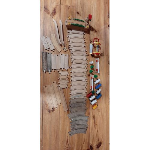 Circuit Train Enfant, Train En Bois (Magnétique)& Rails Pack (58 Pcs)