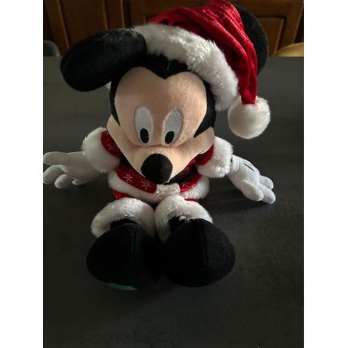 Peluche 50 Cm Mickey Père Noël 