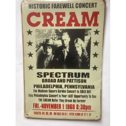 Affiche Alu Cream Farawell Concert