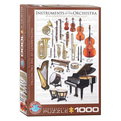Puzzle Eurographics - Instruments De L'orchestre, 1000 Pièces