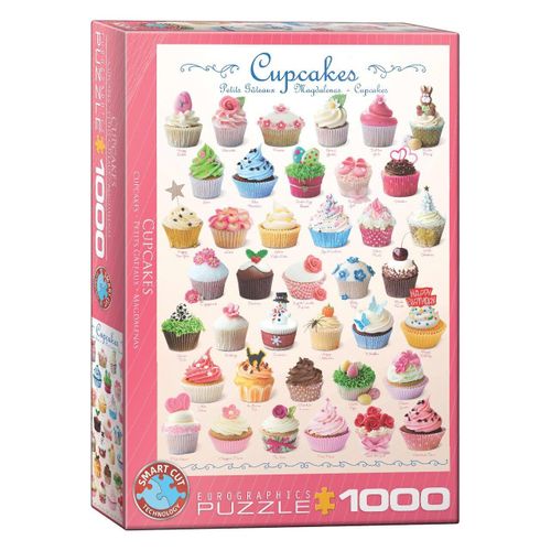 Puzzle Eurographics - Cupcakes, 1000 Pièces