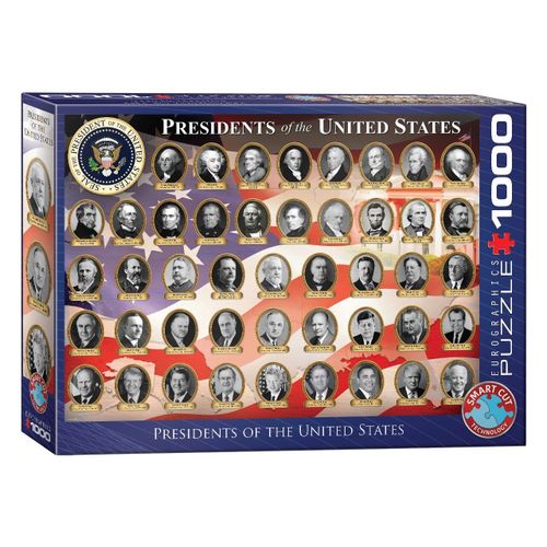 Puzzle Eurographics - Présidents Des Usa, 1000 Pièces
