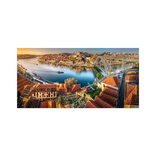 Puzzle Panoramique Castorland - Le Dernier Soleil De Porto, 4000 Pièces