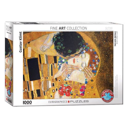 Puzzle Eurographics - Gustav Klimt : Le Baiser, 1000 Pièces