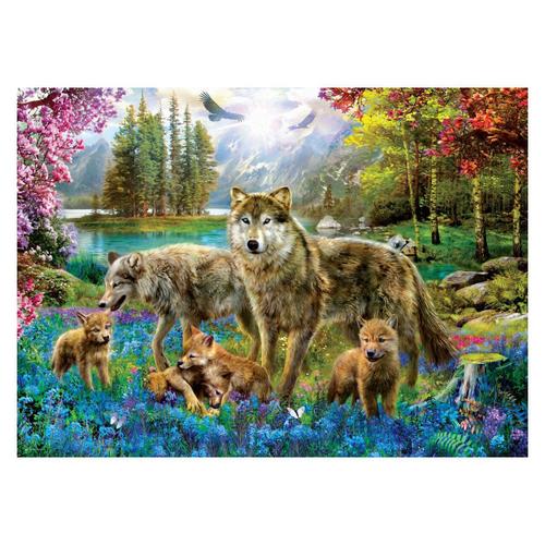 Puzzle Eurographics - Wolf Lake Fantasy, 500 Pièces Xxl