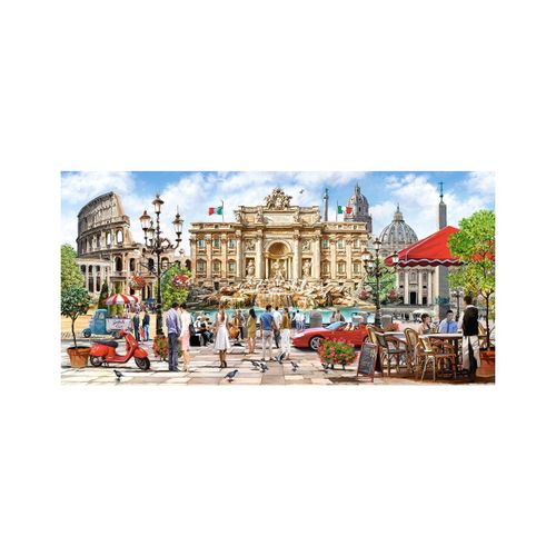 Puzzle Panoramique Castorland - Splendeur De Rome, 4000 Pièces