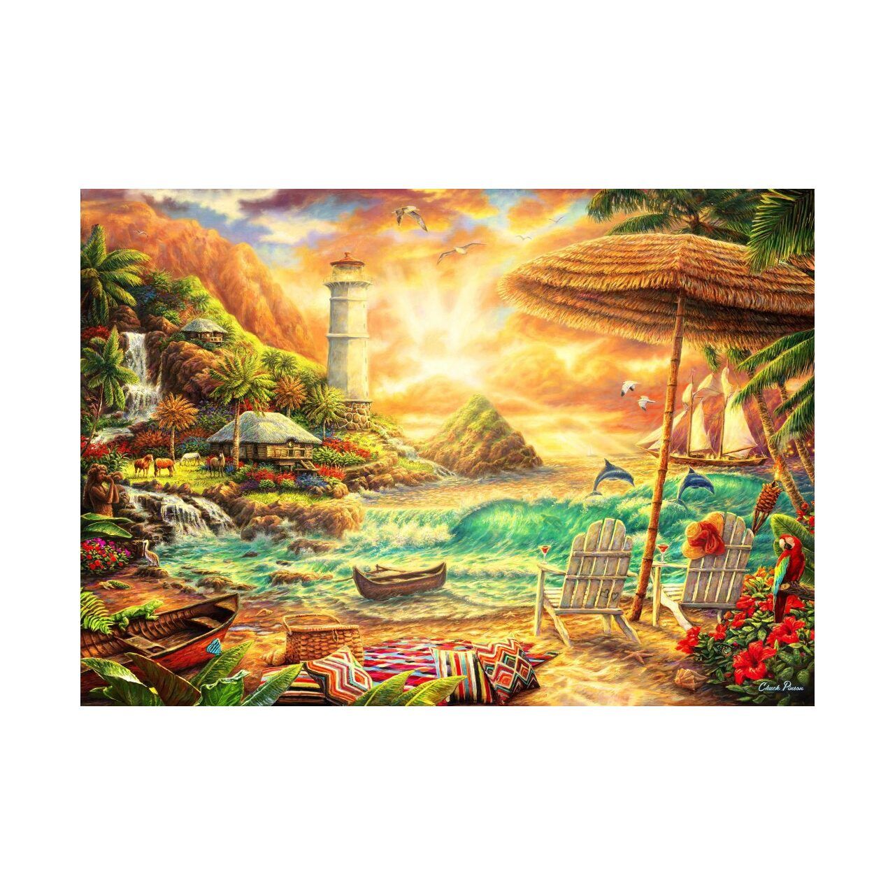 Puzzle 1000 Pièces Plage - Puzzle Pas Cher Adulte