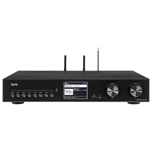 Imperial Dabman i560 CD (DAB+ DAB, FM, WiFi, Bluetooth), Radio, Noir