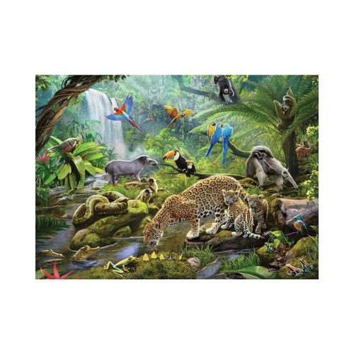 Puzzle 60 Pièces Ravensburger - Animaux Dans La Forêt Tropicale