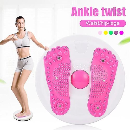 Torsion De La Plaque De Taille, Disque De Fitness Rotatif De 27.5cm En Place, Dispositif Amincissant De Sport, Ventre Twister Violet