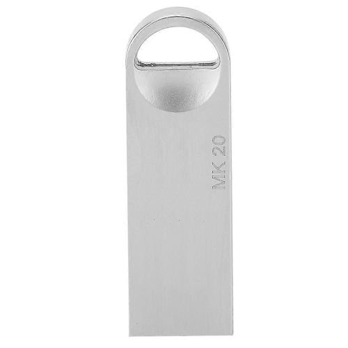 MAIKOU Mini Alliage D'aluminium U Disque Portable À La Mode USB 2.0 Lecteur Flash (64G) Argent