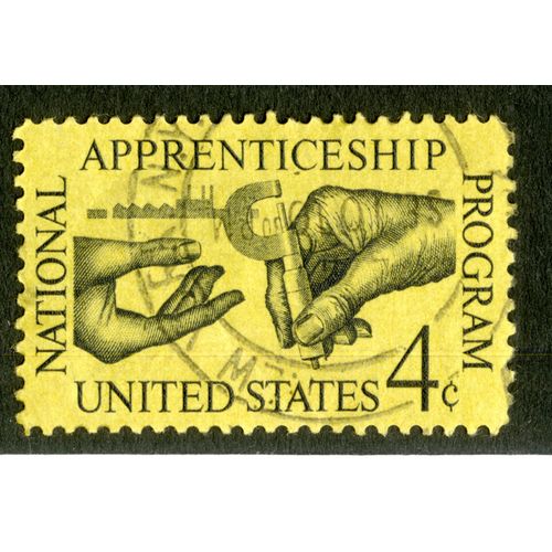 Timbre Oblitéré United States, National Apprenticeship Program, 4c
