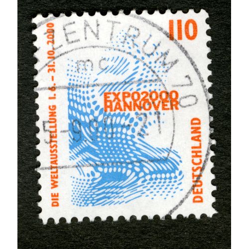 Timbre Oblitéré Deutschland, Die Weltausstellung 1.6 - 31.10.2000, Expo 2000 Hannover, 110