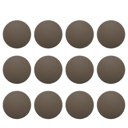 Butée De Bouton De Porte Auto-Adhésive, Pare-Chocs En Caoutchouc Pour Tiroir D'armoire, Anti-Collision Marron
