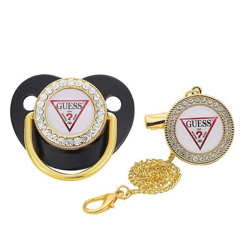 Sucette Pour Bébé Nouveau-Né En Silicone, Tétine L Noir
