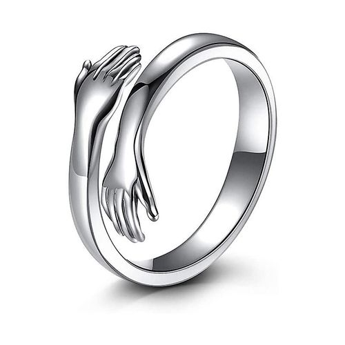 Bagues En Argent Sterling 925 Pour Femmes Et Filles, Bijoux En Argent, Câlins, Mains Ouvertes