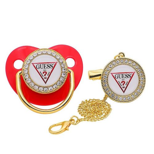 Sucette Pour Bébé Nouveau-Né En Silicone, Tétine S Rouge