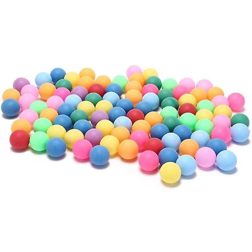 Couleurs Aléatoires 50pcs Des Balles 2.4g De Tennis De Table De 40mm Pour Le Sport En Plein Air De Jeux