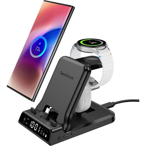 Kyaoayo-Usb-C 25w Station De Charge Rapide Pour Samsung S25/S24/S23/S22, Chargeur 3-En-1 Pour Galaxy Watch Ultra/7/6/5/4/3, Pour Galaxy Buds, 701s