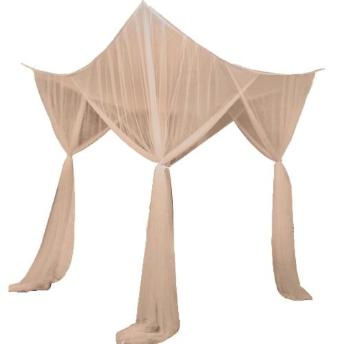 Accueil Moustiquaire Pratique Ouvrant Les Portes De Tous Les Côtés Beige