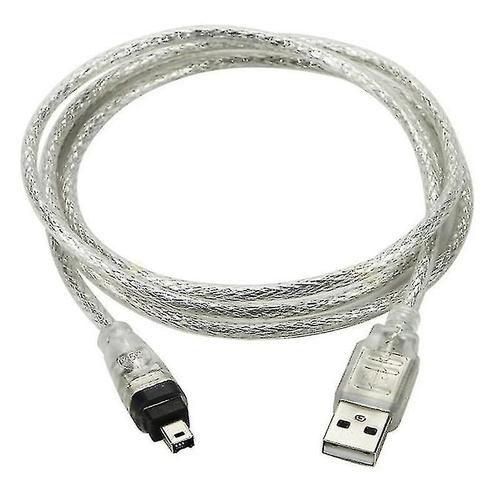 Câble adaptateur Usb mâle vers Firewire Ieee 1394 4 broches Ilink 1394 pour Sony