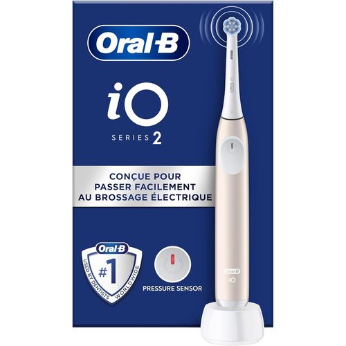 Oral-B Io2 Brosse À Dents Électrique Rose Clair, 1 Brossette