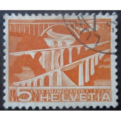 Suisse N°482 Pont Oblitéré