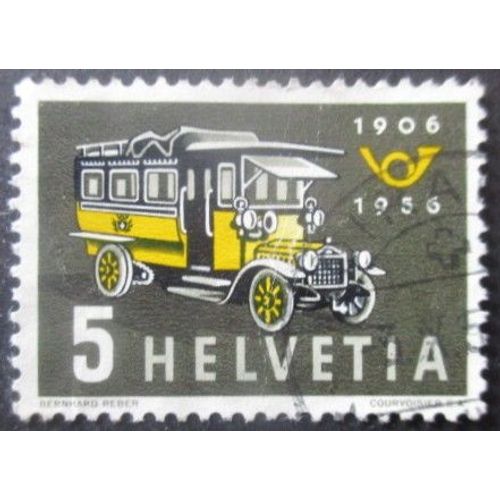 Suisse N°572 Auto Postale Oblitéré