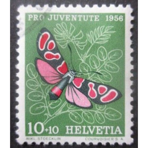 Suisse N°582 Papillon Oblitéré